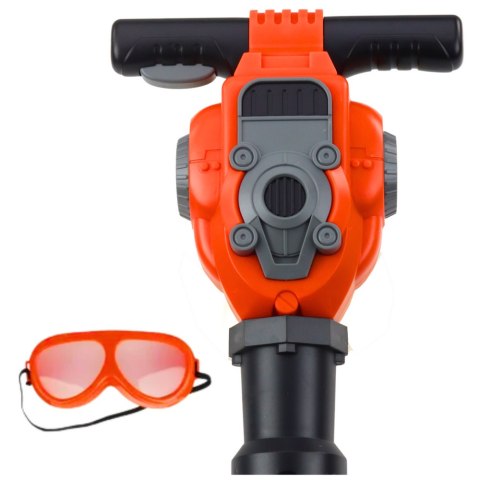 Zestaw Majsterkowicz Młot Pneumatyczny Okulary Pomarańczowy LEAN Toys