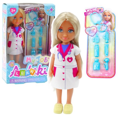 Zestaw Mini Laleczka Ankiki Lekarz Z Akcesoriami Do Leczenia LEAN Toys