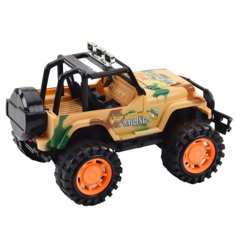 Duży Samochód Terenowy Militarny Off-Road Beżowy LEAN Toys