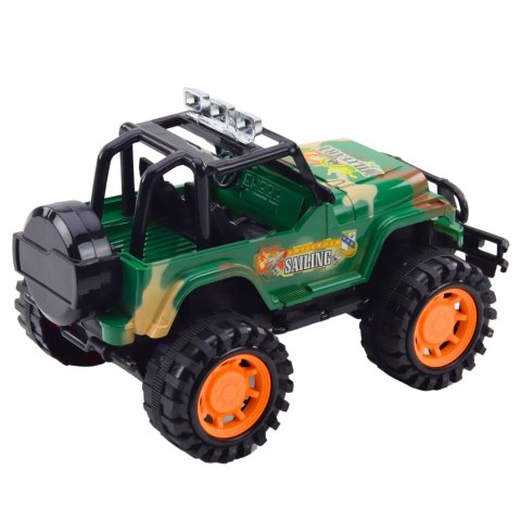 Duży Samochód Terenowy Militarny Off-Road Zielony LEAN Toys