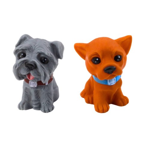 Zestaw Figurek Urocze Pieski Szczeniaczki Gumowe 8cm 6szt LEAN Toys