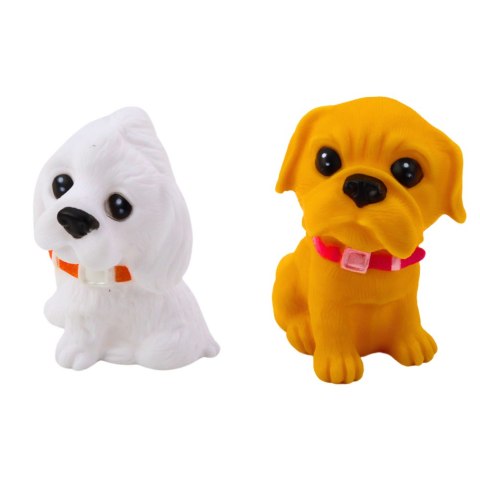 Zestaw Figurek Urocze Pieski Szczeniaczki Gumowe 8cm 6szt LEAN Toys