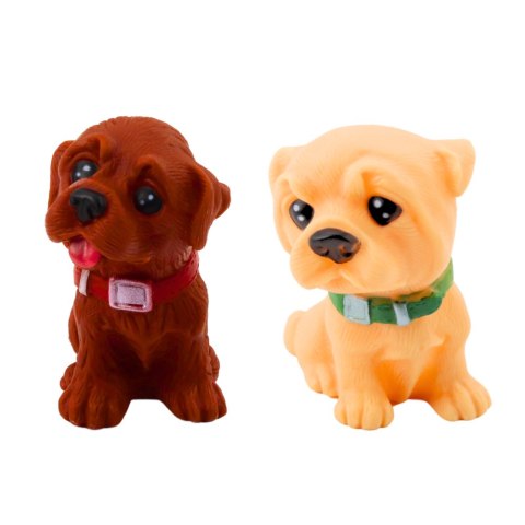 Zestaw Figurek Urocze Pieski Szczeniaczki Gumowe 8cm 6szt LEAN Toys
