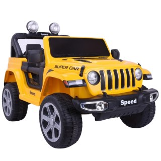 Pojazd Na Akumulator FT-938 Żółty Lakierowany 4x4 LEAN CARS