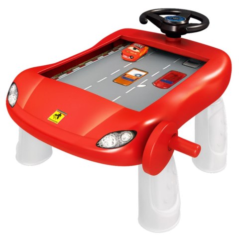Symulator Jazdy Manualny Stolik Edukacyjny Czerwony LEAN Toys