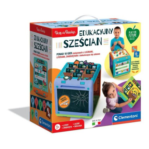 Edukacyjny Sześcian Uczę Się Bawiąc Clementoni 50695 Clementoni