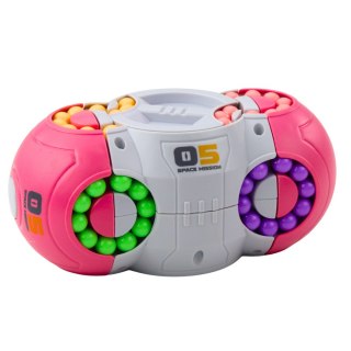 Gra Logiczna Układanka Ufo Magiczna Kapsuła Obrotowa Różowa LEAN Toys