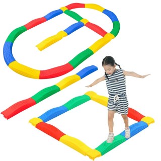 Ścieżka Sensoryczka Deski Równoważne 16 Desek Łączenia Antypoślizgi LEAN Toys