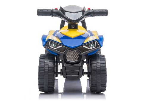 Jeździk Quad Dźwięk Światła 551-G Niebieski LEAN CARS
