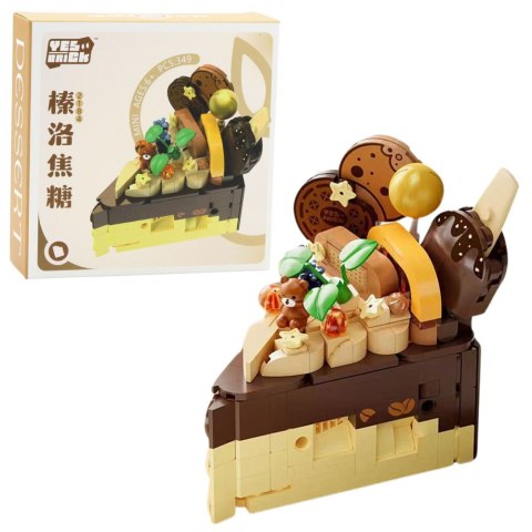 Klocki Konstrukcyjne Torcik Tort Deser Dekorowany 292-357el. LEAN TOYS