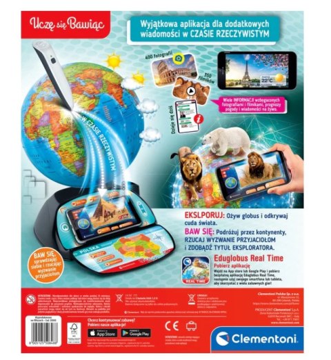 Interaktywny Eduglobus Exploreglobe Clementoni 50848 Clementoni