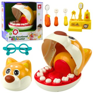 Pies U Dentysty Zabawka Lekarz Chory Ząbek LEAN Toys