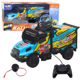 Samochód Ciężarowy Zdalnie Sterowany RC Pilot Dźwięki Zielony LEAN Toys