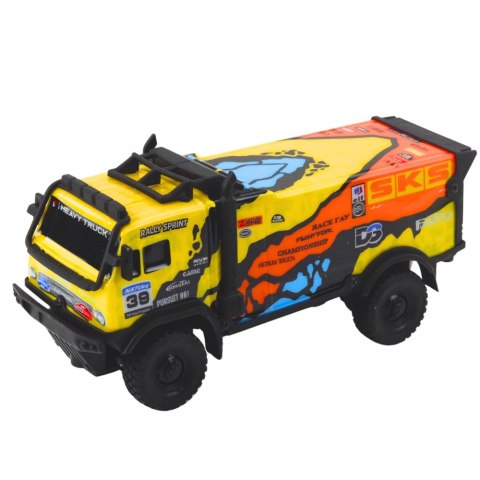 Samochód Ciężarowy Zdalnie Sterowany RC Pilot Dźwięki Żółty LEAN Toys