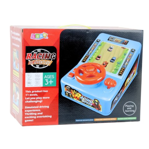 Interaktywny Symulator Jazdy Kierownica Zmiana Prędkości Dźwięki LEAN Toys