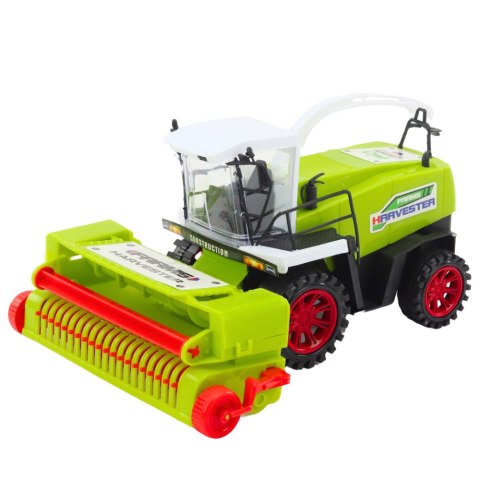 Kombajn Rolniczy Zabawkowy Ruchomy Z Napędem Zielony LEAN Toys
