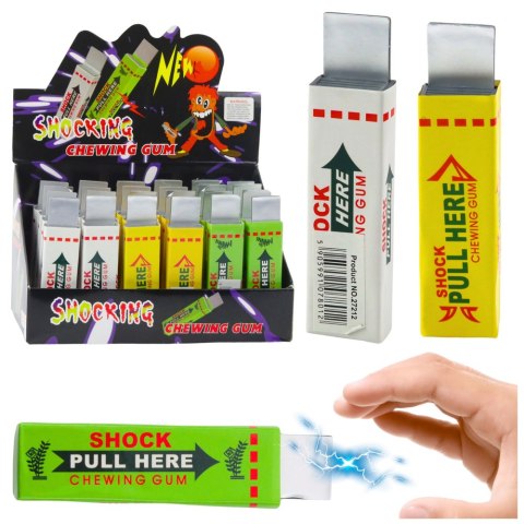 Paczka Gum Do Żucia Gadżet Elektryczny Rażący Prądem LEAN TOYS
