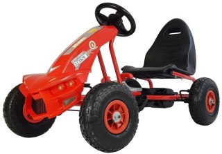 Gokart na Pedały A-18 Czerwony LEAN CARS