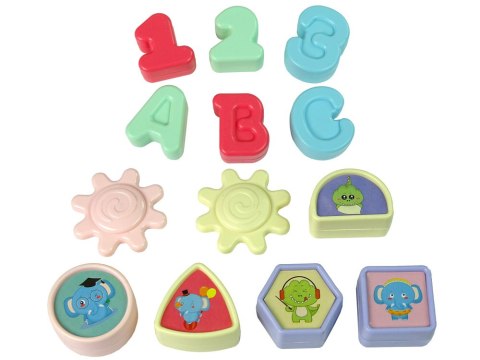 Interaktywny Sorter z Telefonem Nauka Kształtów Liczb Pianinko LEAN Toys