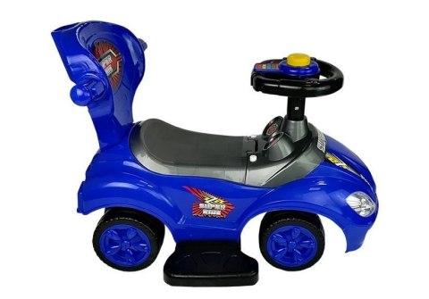 Jeździk z Pchaczem Mega Car 3w1 Niebieski LEAN CARS