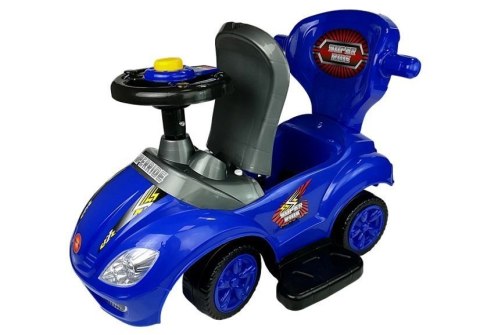 Jeździk z Pchaczem Mega Car 3w1 Niebieski LEAN CARS