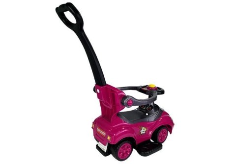 Jeździk z Pchaczem Mega Car 3w1 Różowy LEAN CARS