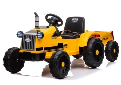 Traktor na Akumulator z Przyczepą CH9959 Żółty LEAN CARS