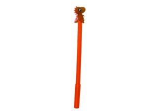 Długopis Z Dinozaurem Zatyczka Czarny Wkład Mix Różowy Niebieski 0.5mm LEAN TOYS