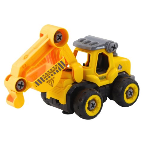 Koparka Do Skręcania Zdalnie Sterowana RC Wkrętarka Żółta 2w1 LEAN Toys
