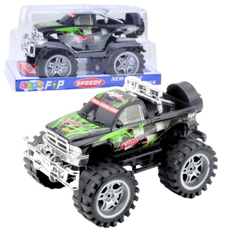 Samochód Terenowy King Z Napędem Na Tył Zielono-Czarny 27cm LEAN Toys