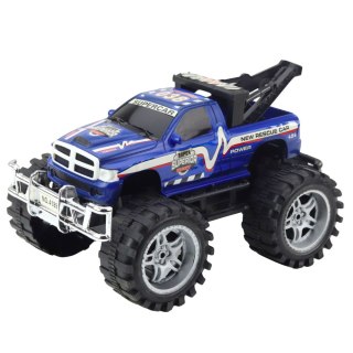 Samochód Terenowy Ratunkowy Z Napędem Na Tył Hak Holowniczy Niebieski 27cm LEAN Toys