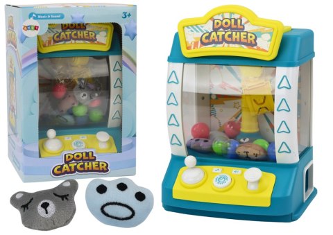 Maszyna Automat Do Łapania Lalek Gadżetów Pluszaki Kulki Turkusowy LEAN Toys