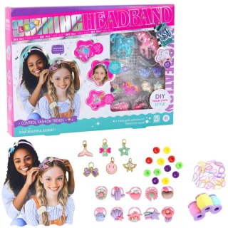 Zestaw Kreatywny DIY Do Robienia Opasek Jednorożce Ozdoby Błyszczące LEAN Toys