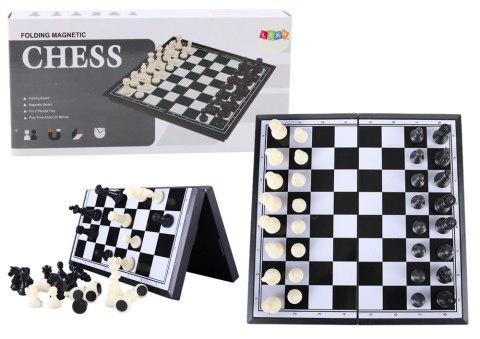 Gra Planszowa Szachy Klasyczne Magnetyczna Plansza Piony Figury LEAN Toys