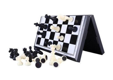 Gra Planszowa Szachy Klasyczne Magnetyczna Plansza Piony Figury LEAN Toys