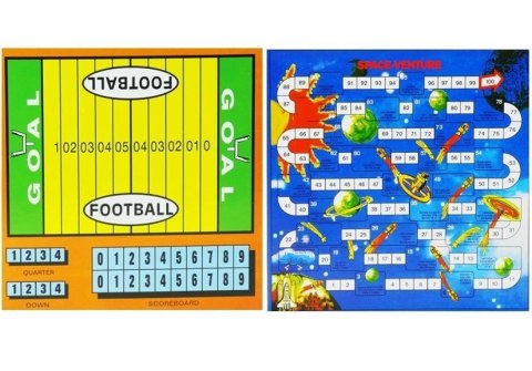 Zestaw Gier 18w1 Szachy Magnetyczne LEAN Toys