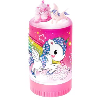 Zestaw Kreatywny Jednorożec W Słoiku Diamenty Lampka Nocna Pilot DIY LEAN Toys