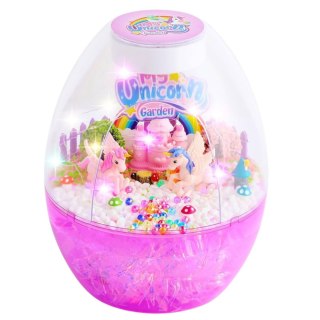 Zestaw Kreatywny Terrarium Jednorożce Lampka Nocna Sterowanie Głosem DIY LEAN Toys