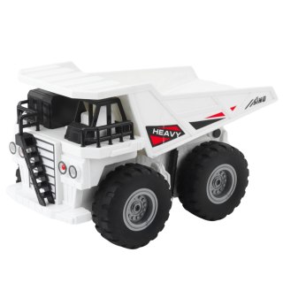 Ciężarówka Wywrotka Zdalnie Sterowana RC Światła Dźwięki Biała 1:24 LEAN Toys