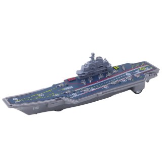 Lotniskowiec Militarny Wojskowy Napęd Światła Dźwięki 24 cm LEAN TOYS