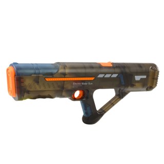 Elektryczny Pistolet Karabin Na Wodę Akumulator Przeźroczysty Czarny 55 cm LEAN Toys