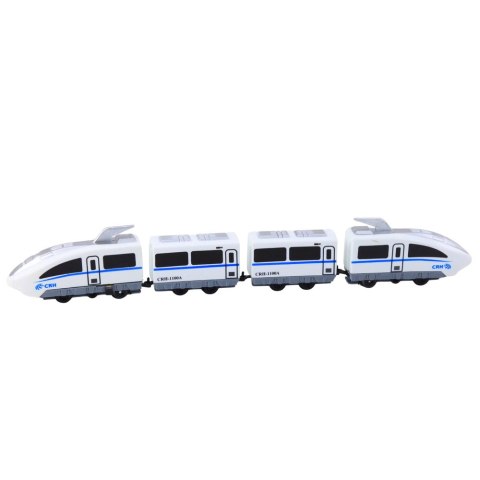 Pociąg Pośpieszny Elektryczny City Express Kolejka Tory 13 el. LEAN Toys