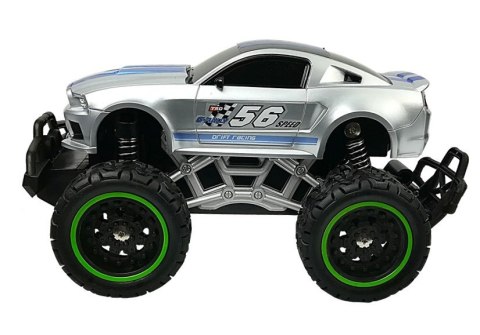 Auto Zdalnie Sterowane R/C 6.5 km/h Wysokie Koła Srebrne LEAN Toys