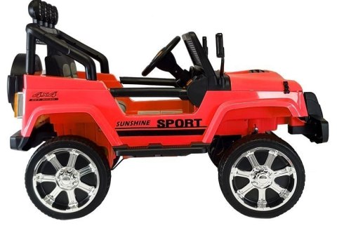 Auto na Akumulator S2388 Jeep Czerwony 4x45W LEAN CARS