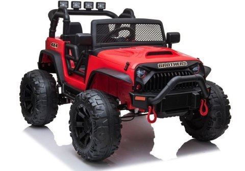 Auto na akumulator Jeep JC666 Czerwony LEAN CARS