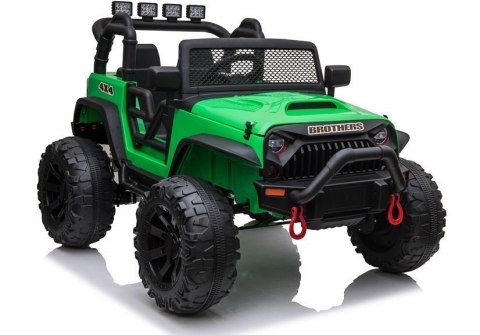 Auto na akumulator Jeep JC666 Zielony LEAN CARS