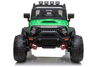 Auto na akumulator Jeep JC666 Zielony LEAN CARS
