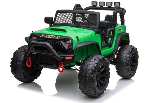 Auto na akumulator Jeep JC666 Zielony LEAN CARS