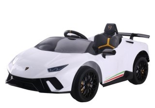 Auto na akumulator Lamborghini Huracan Białe LEAN CARS