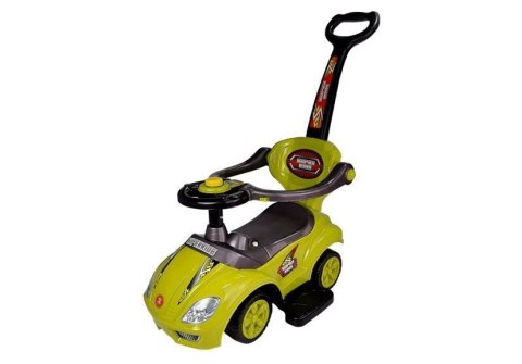Jeździk z Pchaczem Mega Car 3w1 Żółty LEAN CARS
